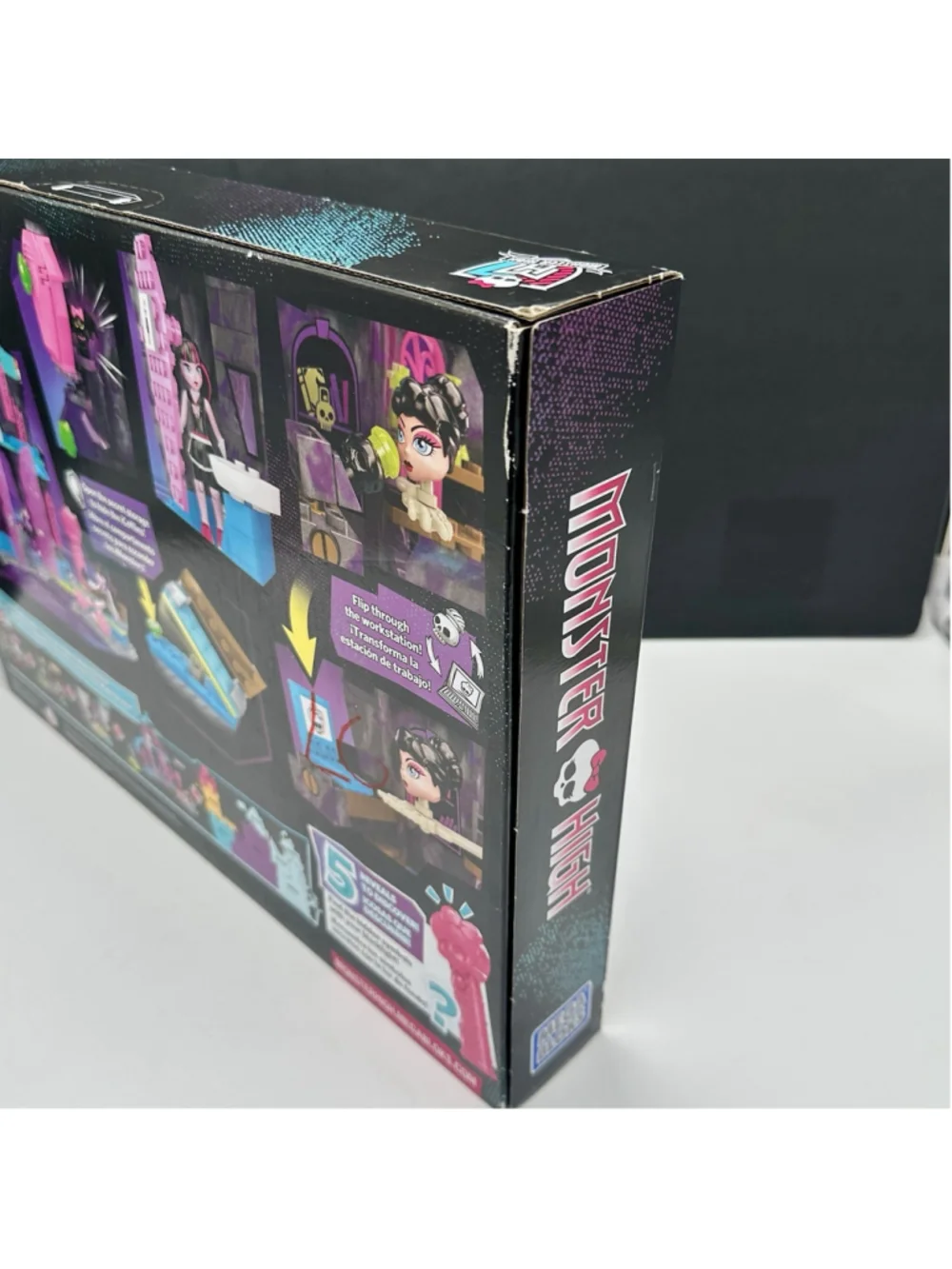Monster High School Fang Out MEGA Blocks Play Set Draculaura NOS SEALED 2015